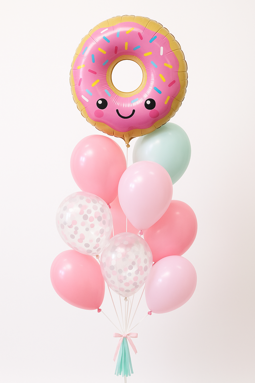 Pink Donut - Balloon Bouquet