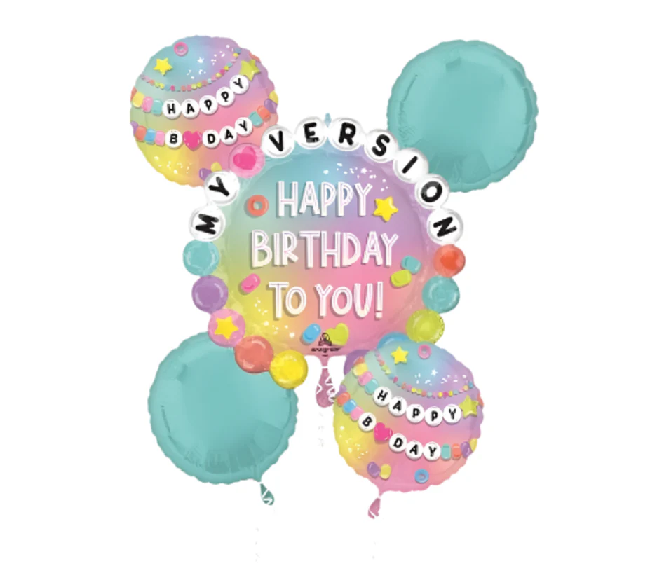 Friendship Happy Birthday Balloon Bouquet | San Diego Balloon Delivery | Helium Filled
