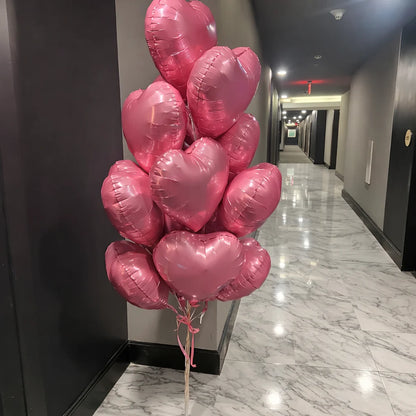 Blush Heart Balloon Bouquet – San Diego Delivery