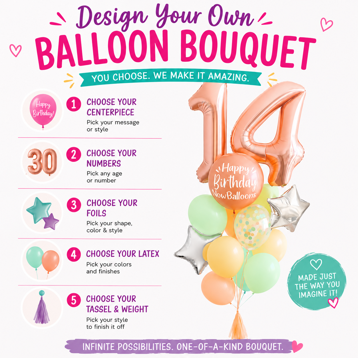 Design Your Own - Balloon Bouquet 🎈