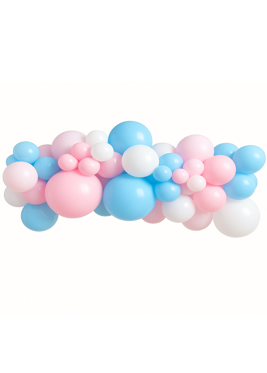 Baby Blue & Pink - Balloon Garland