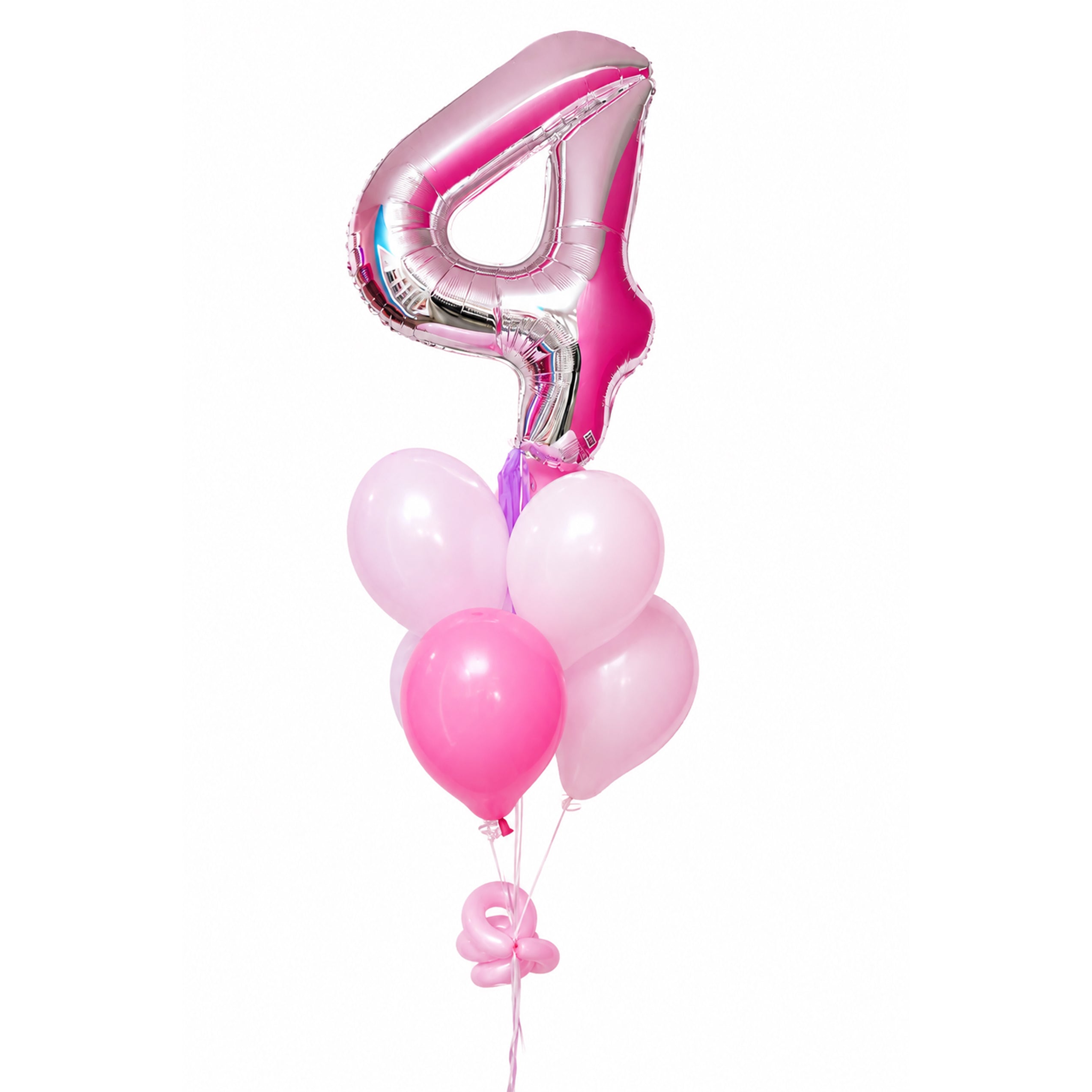 Milestone Birthday Number Balloon Bouquet – Essential (Choose Any Color & Age)