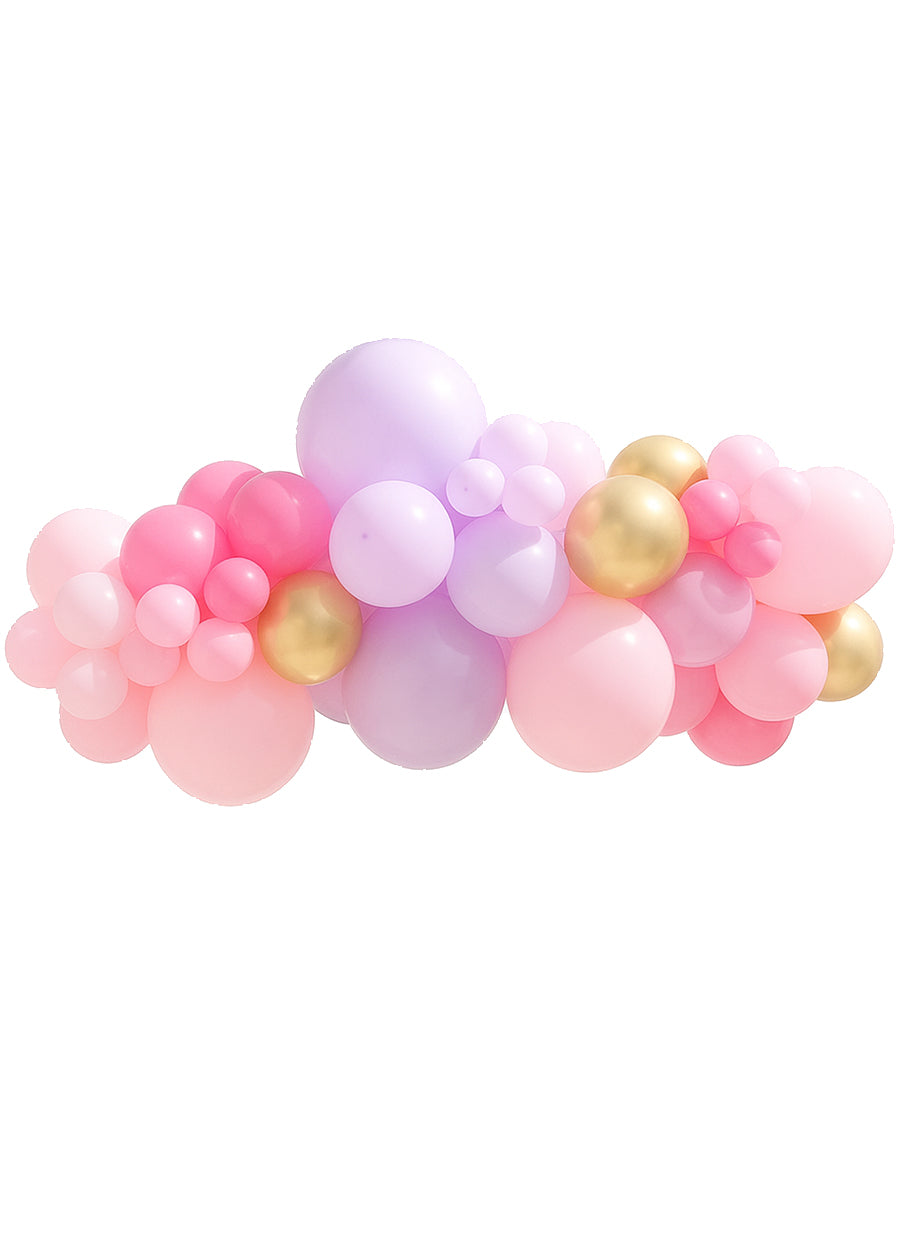 Pink Princess  - Balloon Garland