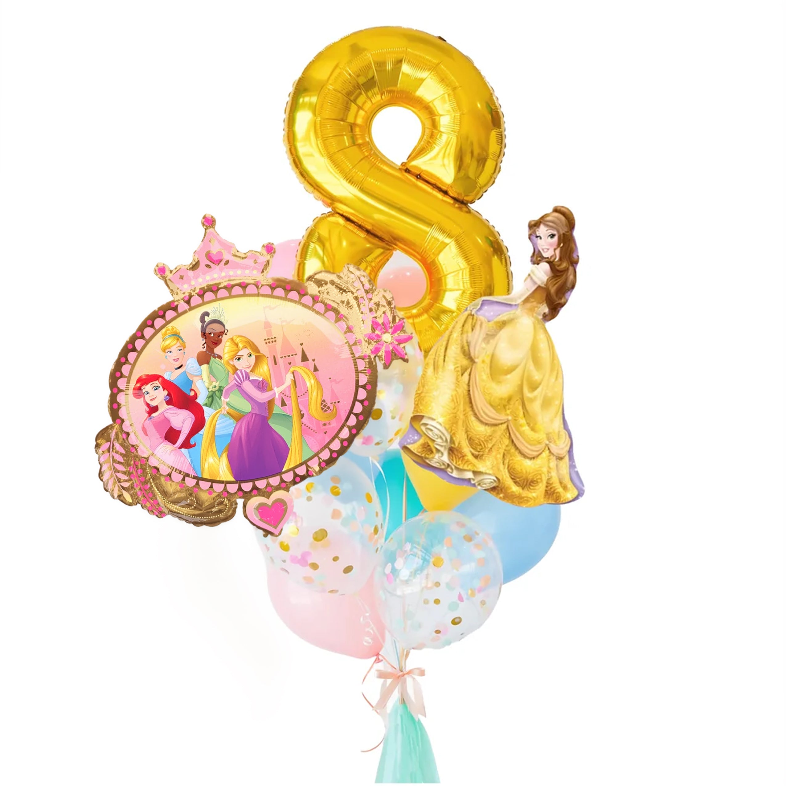 Disney Princess Balloon Bouquet – Choose Your Favorite Princess