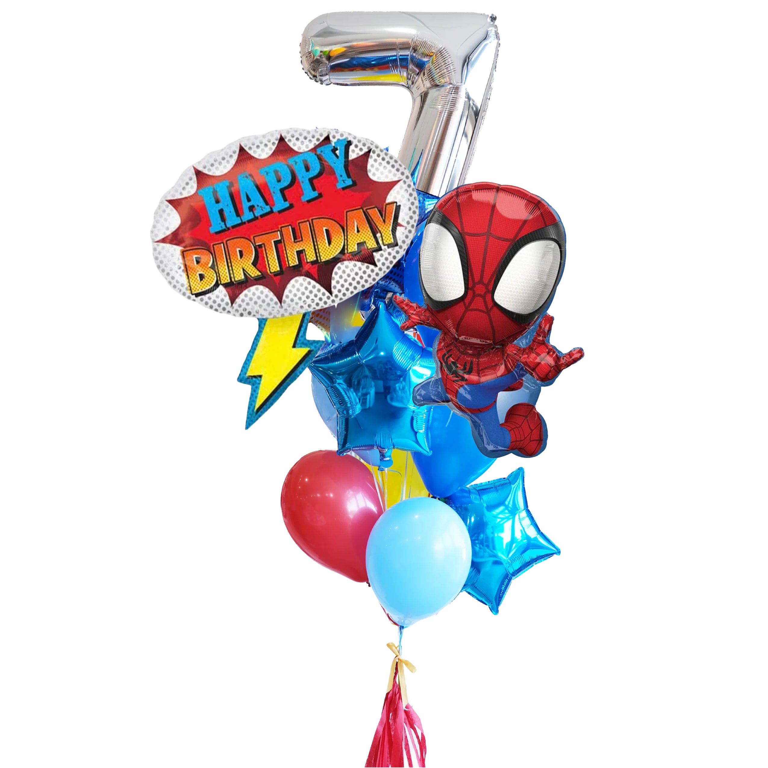 Superhero Balloon Bouquet – Choose Your Favorite Hero